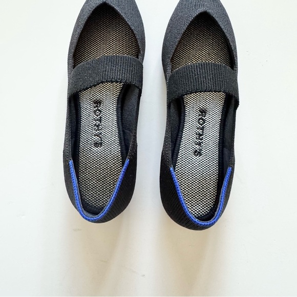 Rothy’s Black The Point Mary Jane Flats size 6 - Picture 6 of 16
